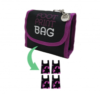 Reusable Bag 4-Pack Footprint Bag - Purple Original