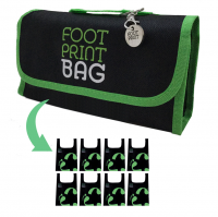 Reusable bag 8-Pack Footprint Bag - Green