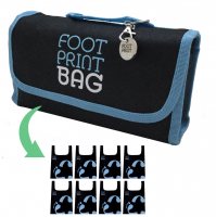 Reusable bag 8-Pack Footprint Bag - Blue